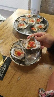 1$ per oyster