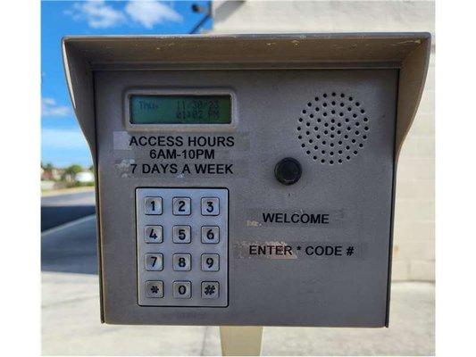 Keypad - Extra Space Storage at 1491 N Hairston Rd, Stone Mountain, GA 30083