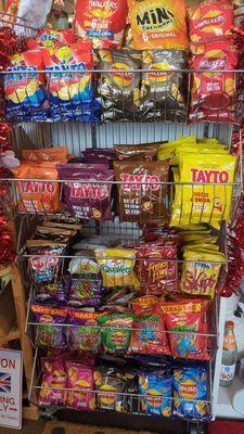 Variety of crisps