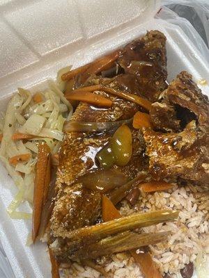 Brown stew snapper