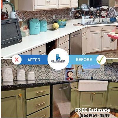 Full Services Painting & Home Improvement LLC
 
  Get your FREE estimate
Before & After