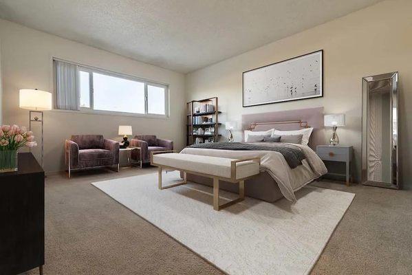 Bedroom at Park Avenue Apartments