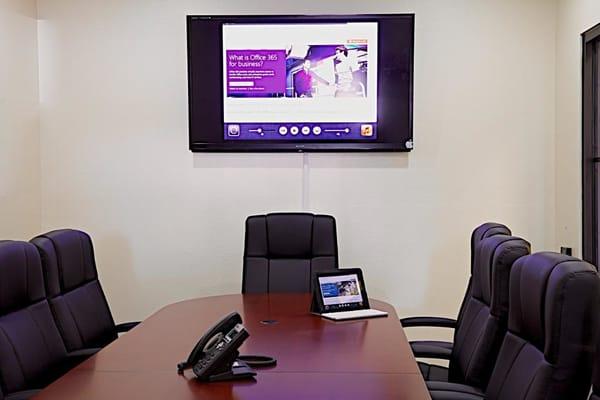 Audio, Web and Video Enabled Conference Rooms -Wireless Projection & HDMI.