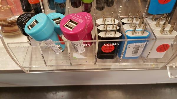 Even cell phone accessories on the cheap.