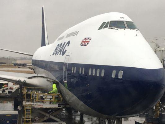 British Airways plane pained for their 100 year anniversary!