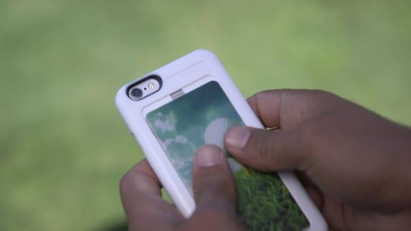 The Clickback cell phone case has interchangeable backs so you can instantly customize your case.