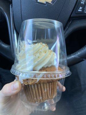 Date nut cupcake