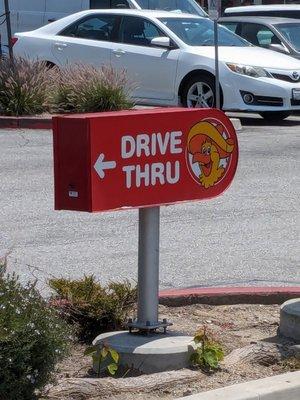 Drive thru entrance