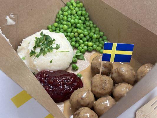 IKEA Swedish meatball meal