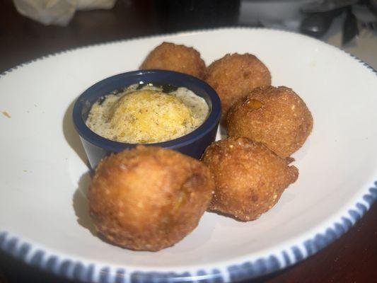 Hush Puppies with Honey-Jalapeño Butter