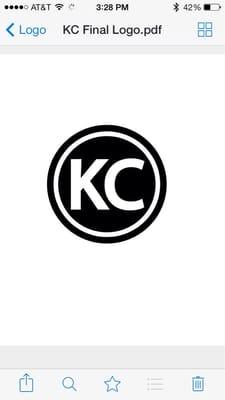 Krantz Consultants's KC logo! Keeping it simple and efficient like we do with all the green buildings we work on.