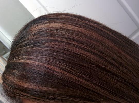 happy with the top view of partial highlights