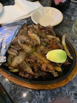 Steak fajitas