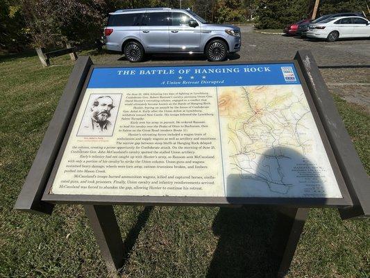 the battle of Hanging Rock