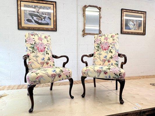 Flower Print Chairs