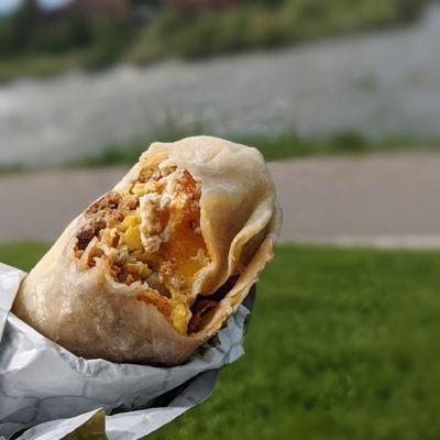 Chorizo Breakfast Burrito