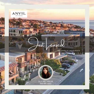 Leased - Laguna Beach - Represented Tenant