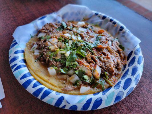 Birria taco