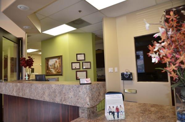 Paradise Dental Practice: Reception area