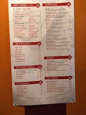 Menus