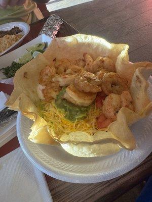 Shrimp Taco Salad