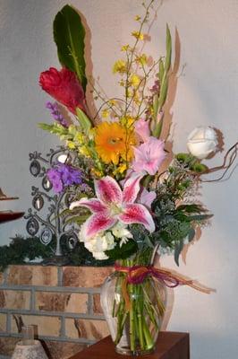 Flowers my husband sent me from Jennell's for my birthday 2013