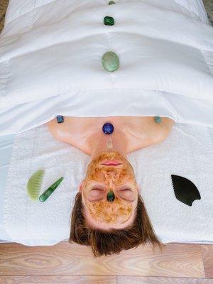 Crystal healing and gua sha