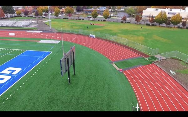 Javelin runway at Gresham High School.