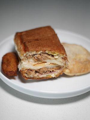 El Cubano- The Cuban Guava and Cheese and Sweet Plantains