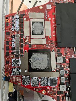 Evidence CPR didn't put thermal paste back. (These guys did though. I don't have a picture. I saw one though).