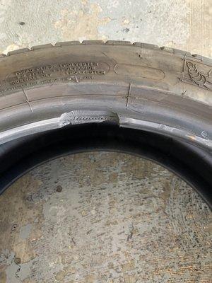 Tire damage