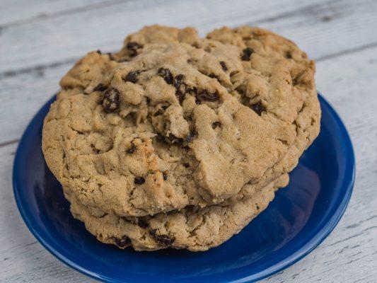 Old Fashioned classic cookie is full of plump raisins, savory warm spices, and the perfect amount of oats