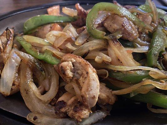 Chicken fajitas