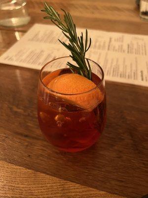 Winter Aperol Spritz