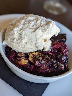 They nailed the desserts! The Berry Cobbler was warm and wonderful!