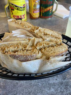 French Toast Peanut Butter Maple Bagel