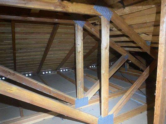 Attic after cleaning.