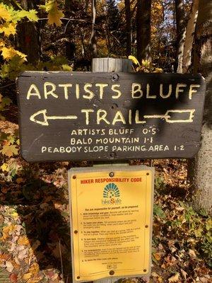 Trail signs