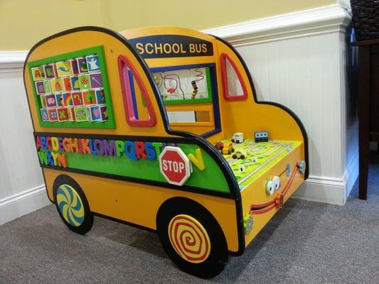 Play area for children in waiting room