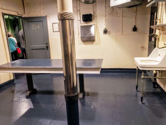 Sick Bay on USS North Carolina