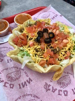 Taco salad without beans or sour cream