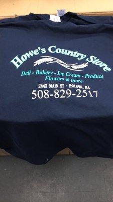 Howe's Country Store T-shirt design.