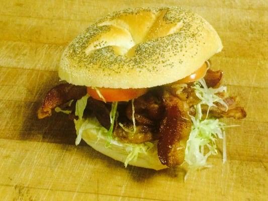 BLT on a roll.