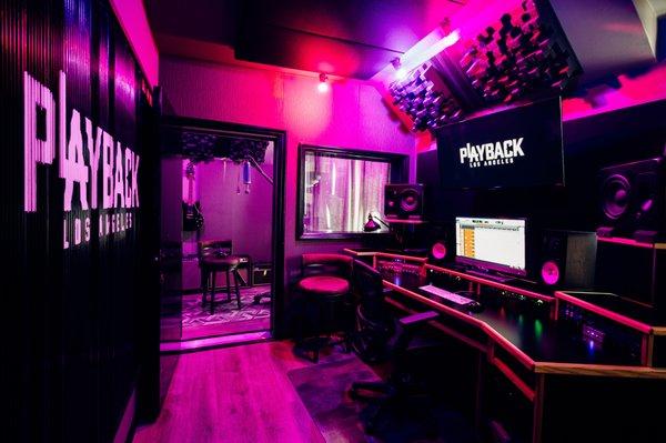 STUDIO B CONTROL ROOM - PLAYBACK RECORDING STUDIO LOS ANGELES