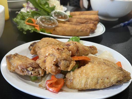 10/10 Garlic butter fried chicken with assorted veggies