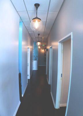 CPC Hallway with treatment rooms