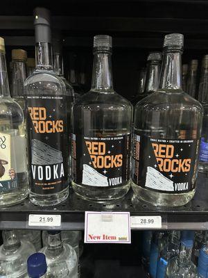 Yes. They just got in the Red Rocks Vodka!  It's so smooth!