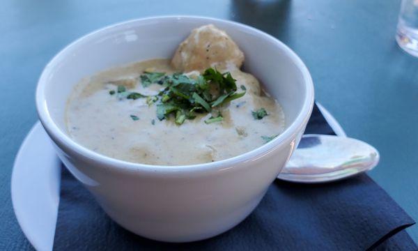 Incredible Southwest Chicken Corn Chowder with potatoes and a good amount of spice