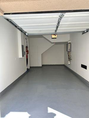 Garage after painted