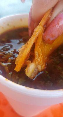 Consome (birria broth)